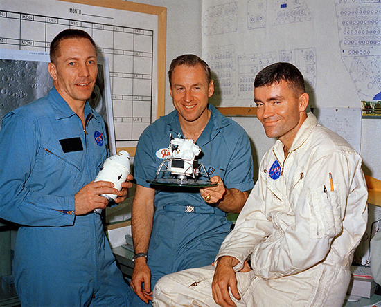 Jack Swigert, Jim Lovell, and Fred Haise all wore an Omega Speedmaster